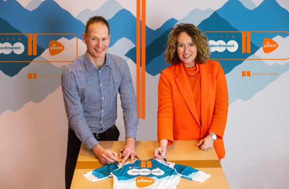 Iwan Spekenbrink (Team dsm-firmenich CEO) and Herna Verhagen (PostNL CEO)